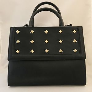 Christian Siriano Black Bee Satchel